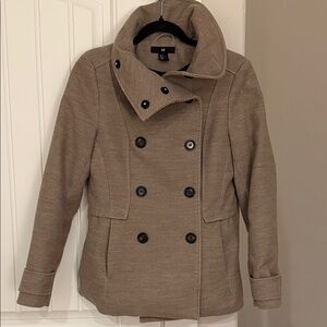 H&M Women's Tan Pea Coat